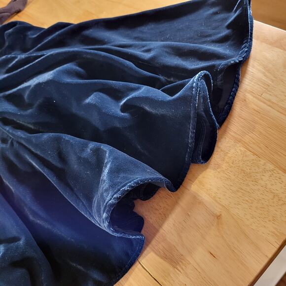 Free People Emerald Green Velvet Tank Mini Dress XS Adjustable - Picture 5 of 10